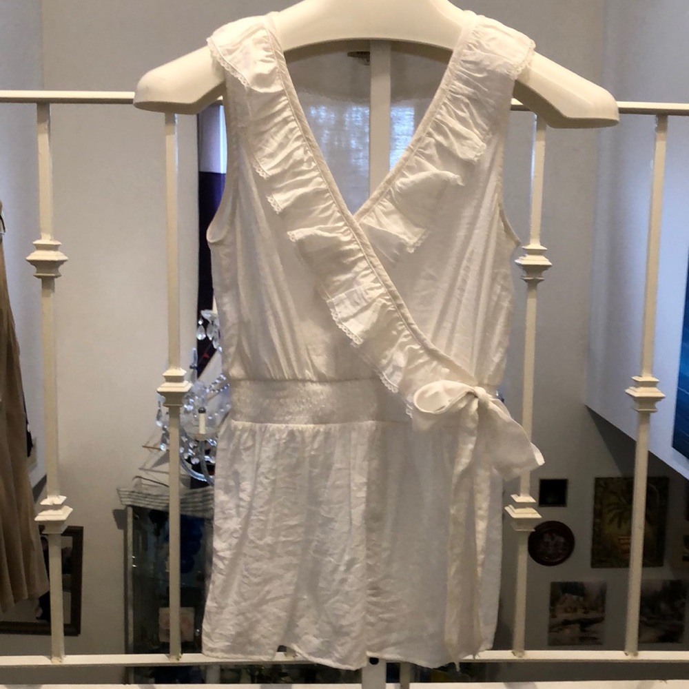 White summer top
